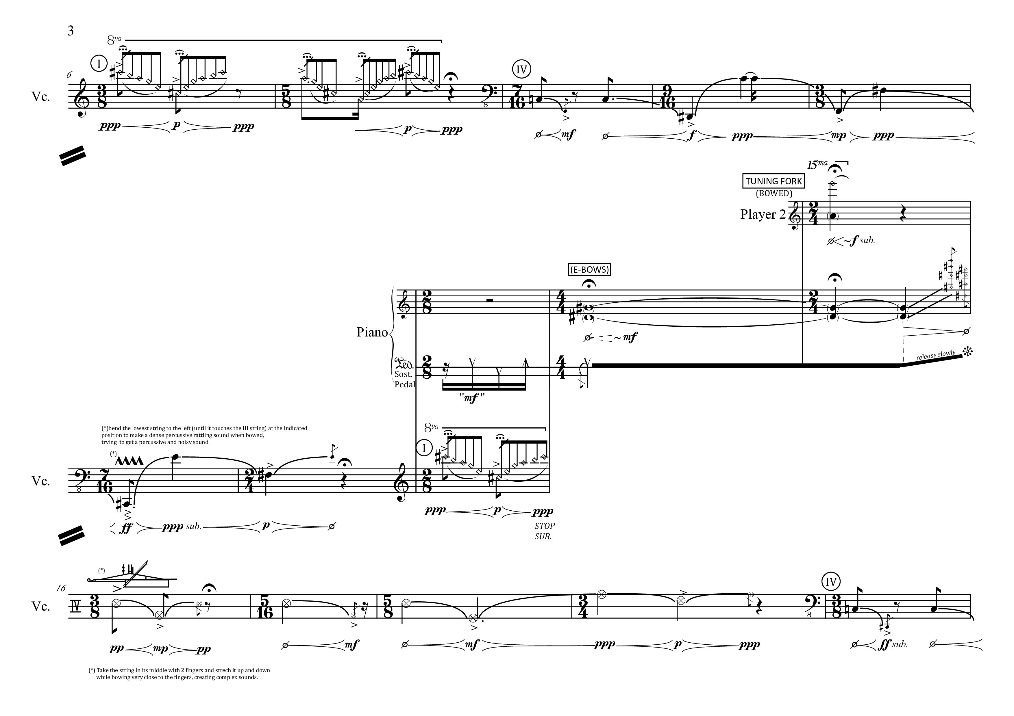 Music Engraving, Experimental Music Notation - Manuel Rodríguez