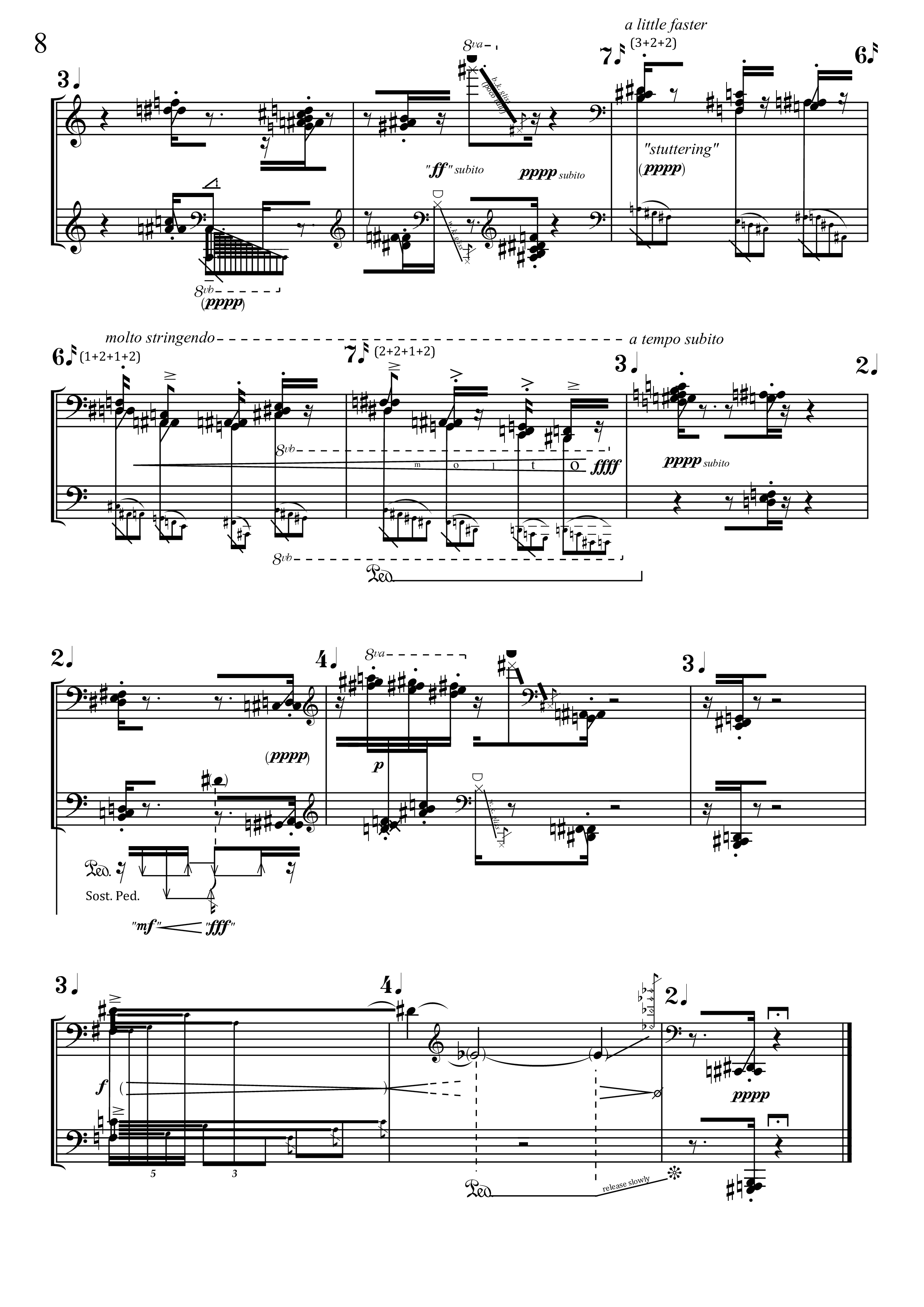 Music Engraving, Ensemble Score - Manuel Rodríguez