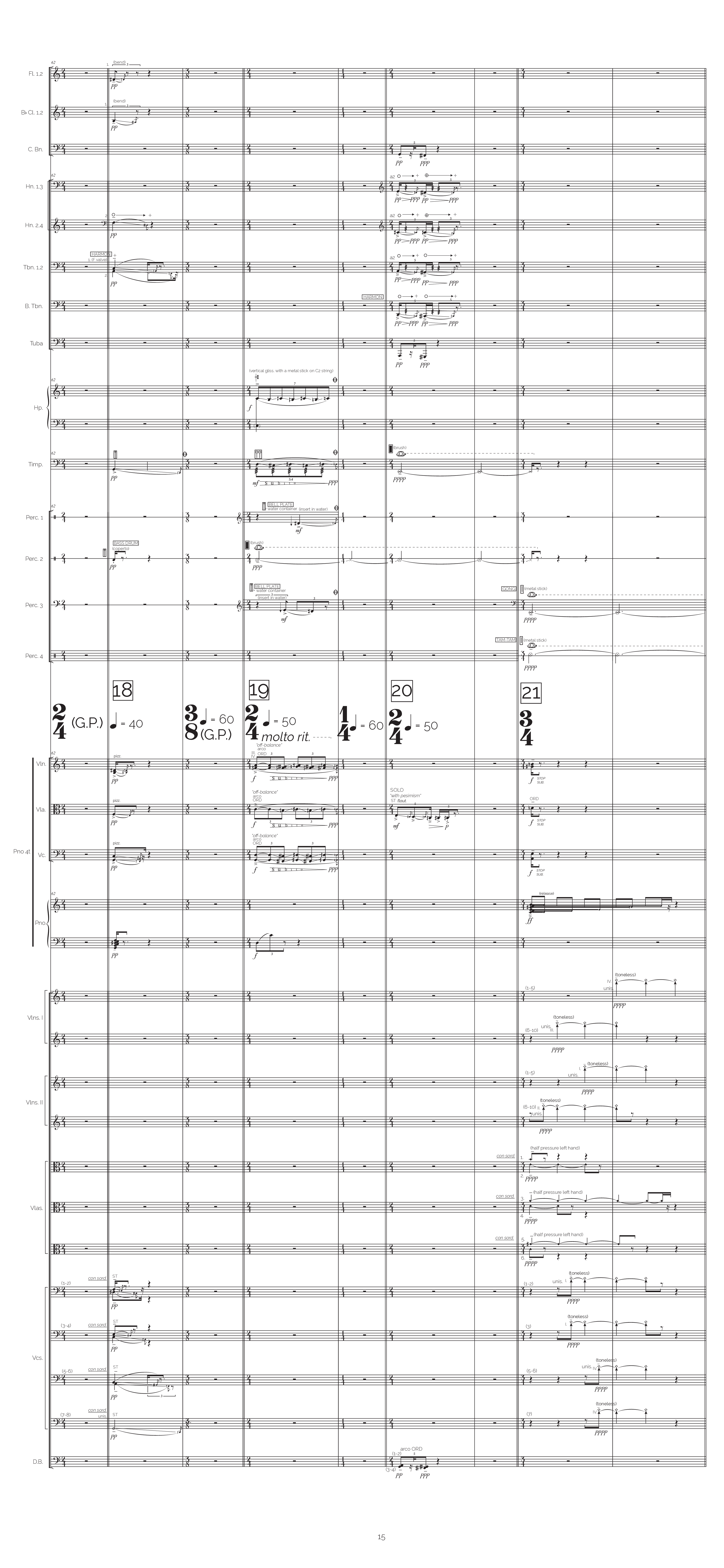 Orchestra Engraving, Large Format Score - Manuel Rodríguez