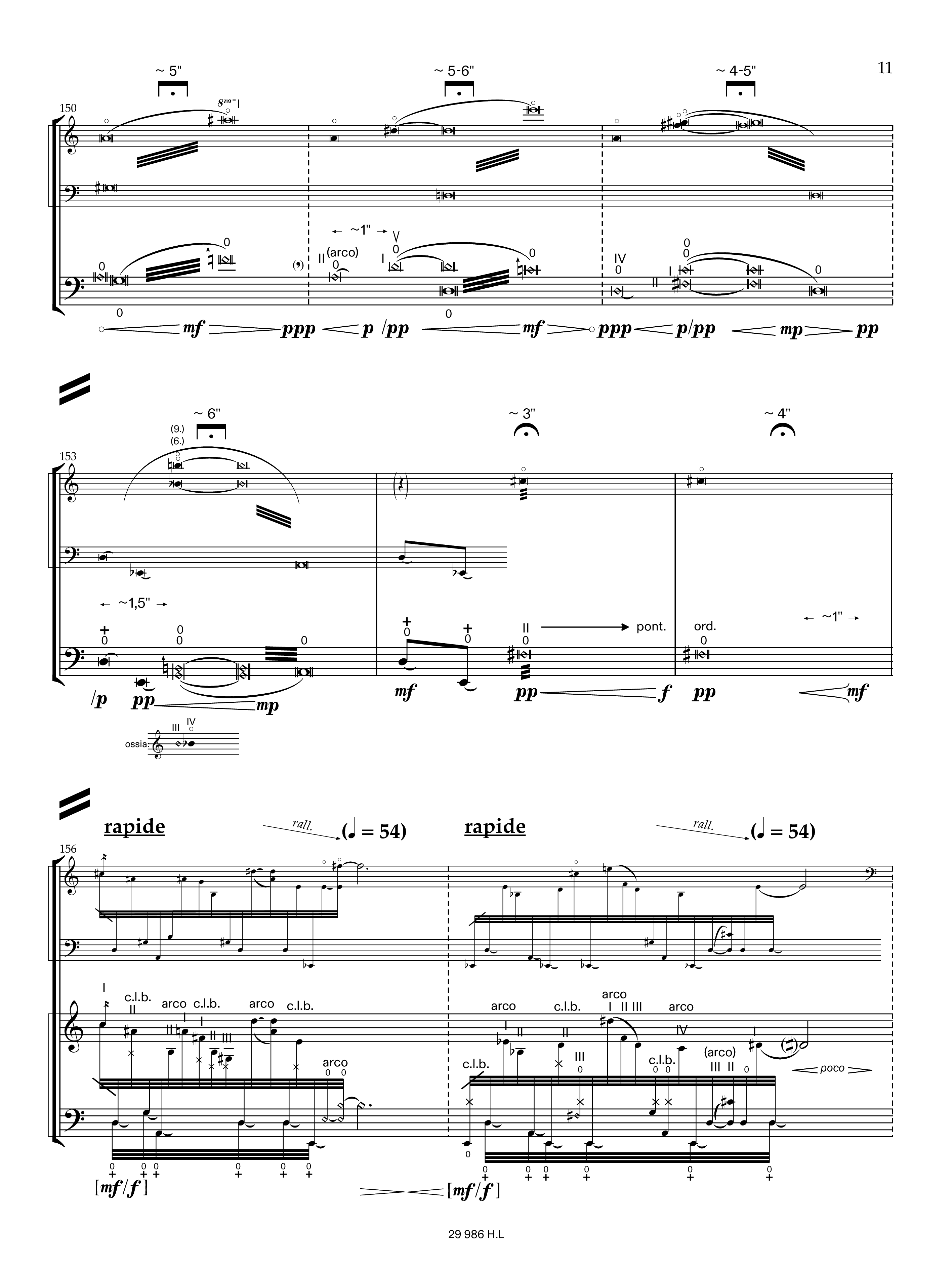 Music Engraving, Opera Score Example - Manuel Rodríguez