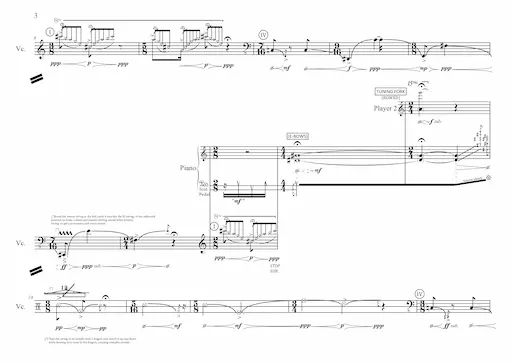 Grabado musical, notación experimental - Manuel Rodríguez