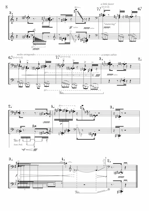 Grabado de partituras para ensemble - Manuel Rodríguez