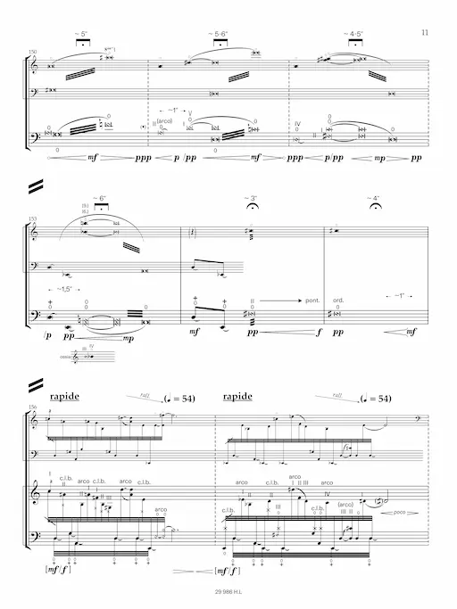 Grabado musical, ejemplo de partitura de ópera - Manuel Rodríguez