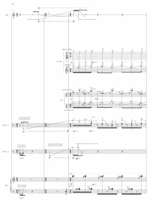 Detalles de edición musical contemporánea - Manuel Rodríguez